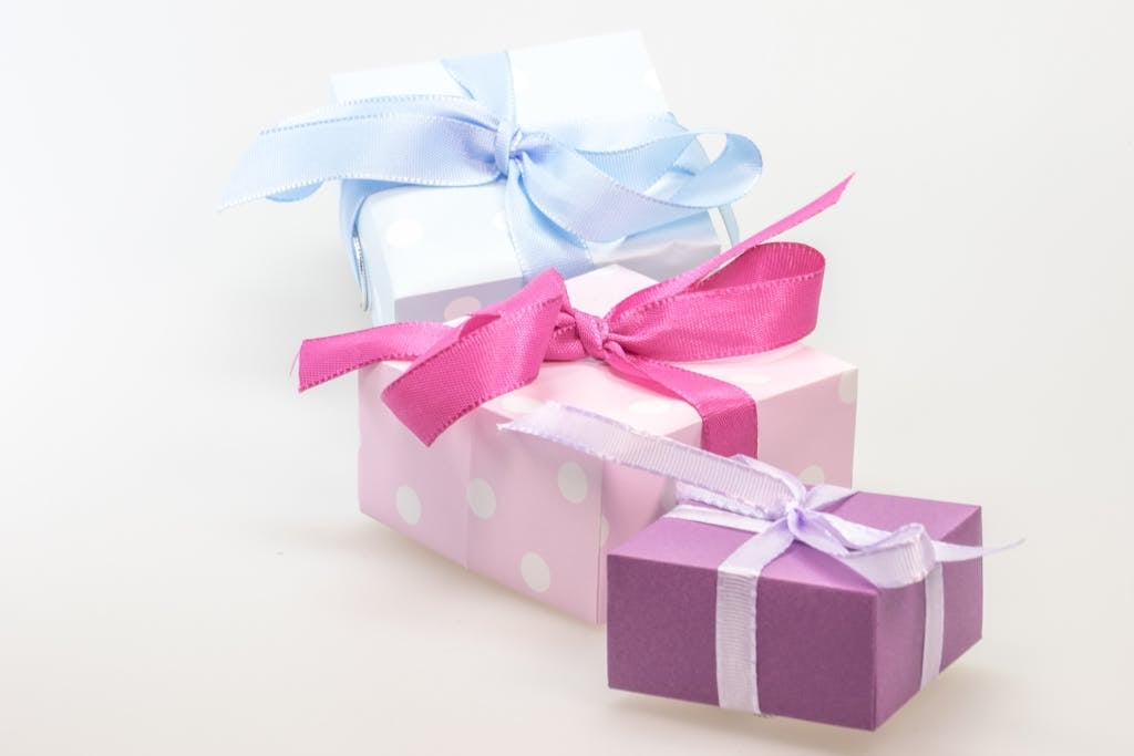 Pastel Colored Gift Boxes